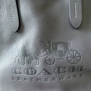 Coach Charcoal Leather women Bag